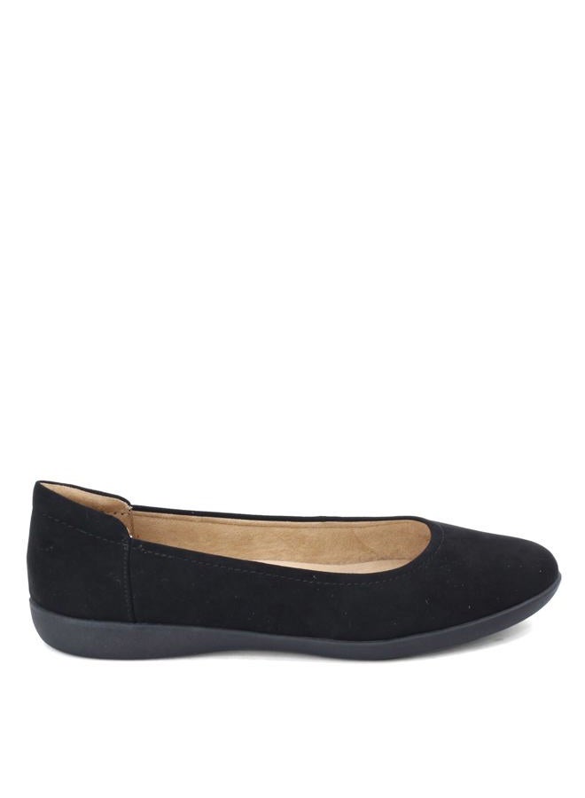 Naturalizer Womens Flexy Comfortable Slip On Round Toe Ballet Flats, Black Leather, 37 EU - Image 3