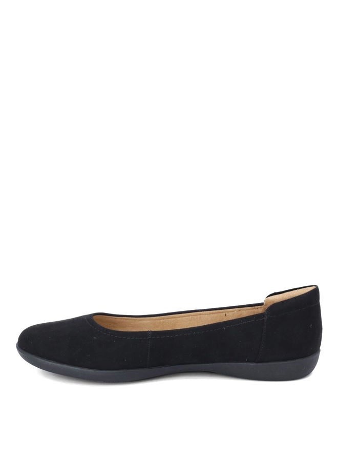 Naturalizer Womens Flexy Comfortable Slip On Round Toe Ballet Flats, Black Leather, 37 EU - Image 5