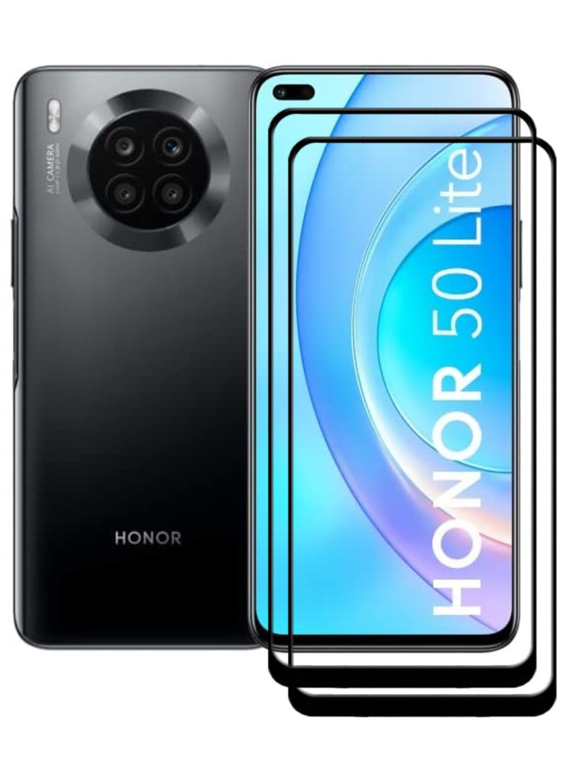أكاليكس قطعتين، حماية شاشة،  لهاتف هونور 50 لايت، جودة ممتازة. - Image 1