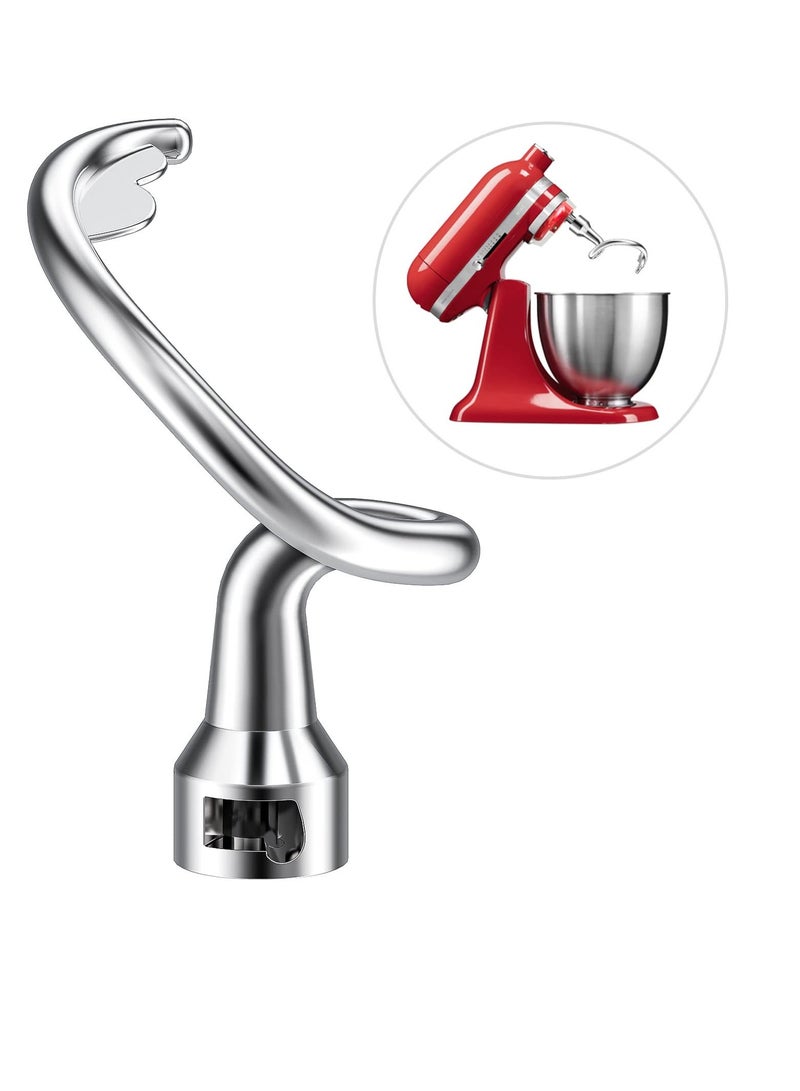 Spiral Dough Hook Replacement for Kitchenaid 4.5/5 Qt. Tilt-Head Stand Mixers, 18/8 Stainless Steel K45DH, Dough Hook Replacement for Kitchenaid Mixers, K45 K45SS KSM75 KSM90 KSM95 KSM100 KSM110  - Image 1