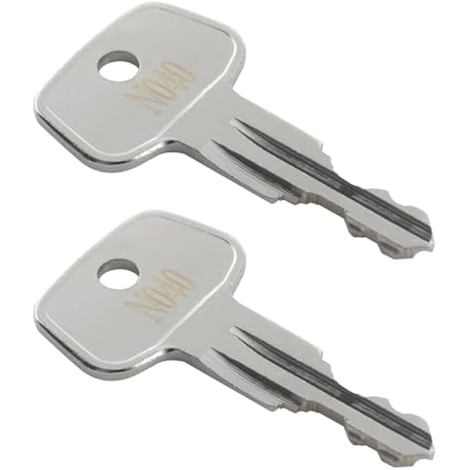rayihni N040 Thule Car Rack Replacement Key, Thule Roof Rack Replacement Key, Replacement Key for Thule Ski, Cargo Box, Roof, Carrier Racks and Crossbars [Code N040] - Image 3