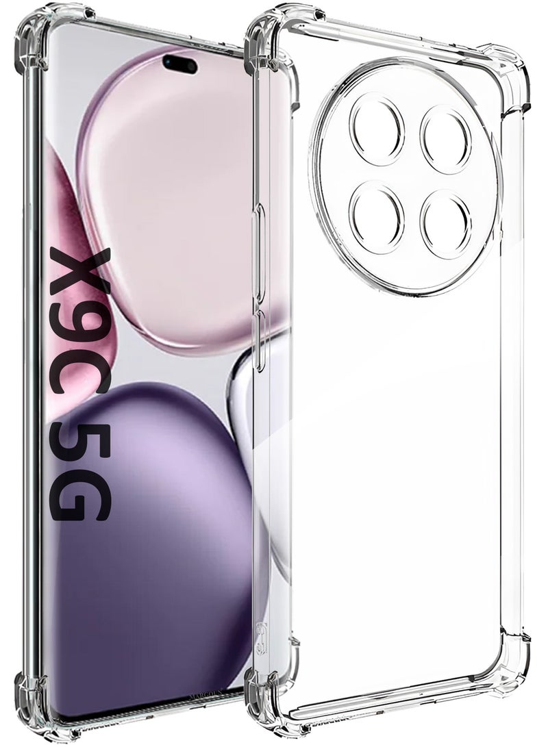 CATANES Gorilla Shockproof Clear TPU Case Cover for Honor X9C 5G – Air Cushion Corners & Raised Camera Guard - Image 1