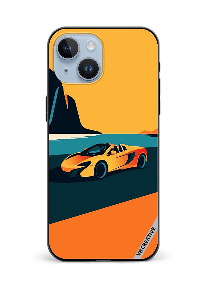 VR CREATIVE Protective Case Cover For Apple iPhone 15 Mclaern 720 Design Multicolour - Image 1