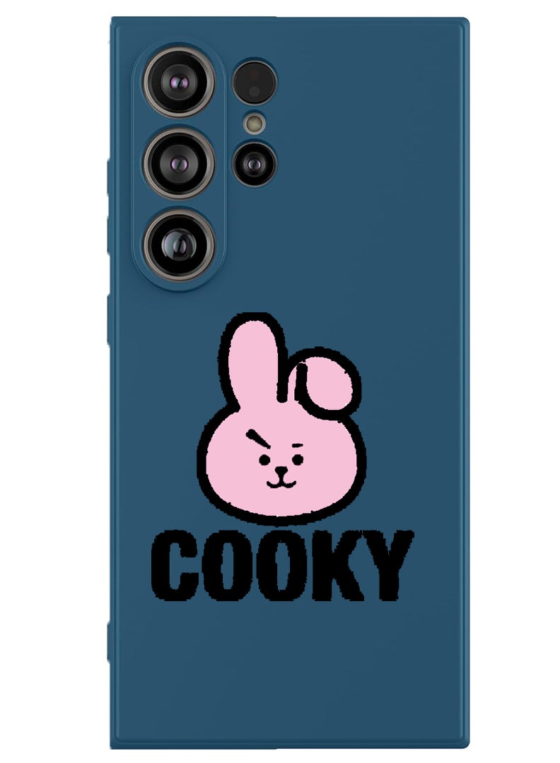 Theodor Protective Slim Fit Case Liquid Silicone Cover with Full Body Protection Anti-Scratch Shockproof Case For Samsung Galaxy S25 Ultra (Blue) - Cooky - Image 1