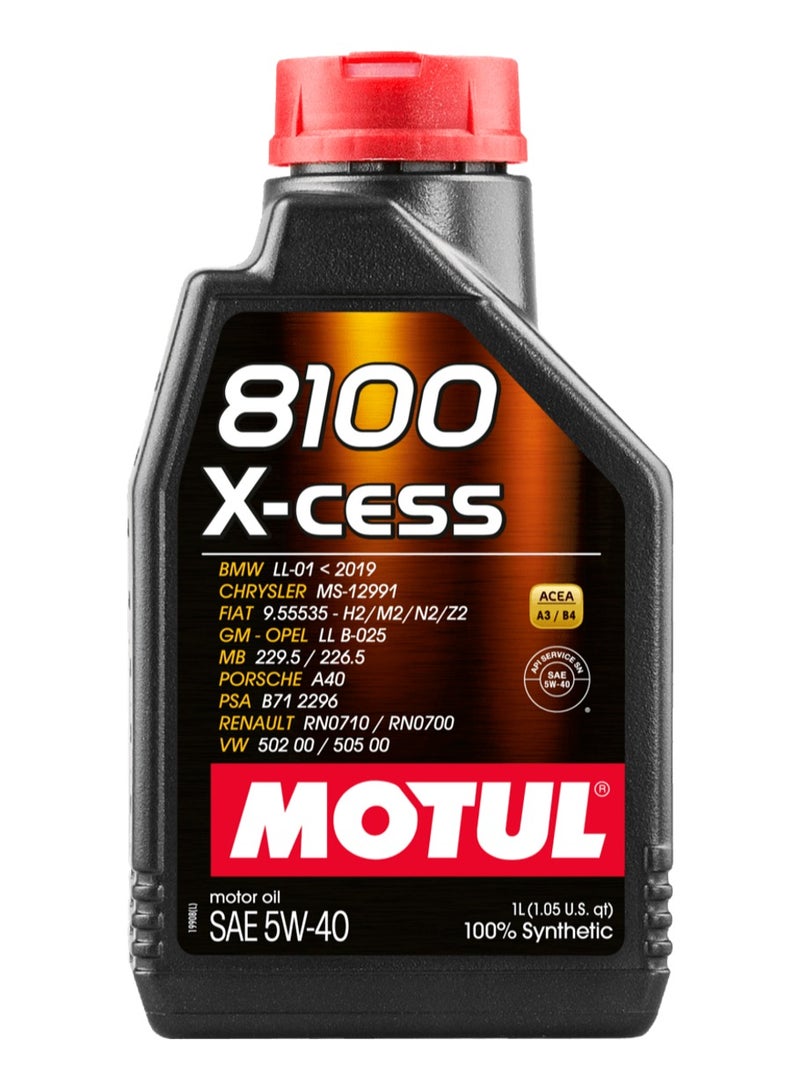 موتول زيت المحرك 8100 X-CESS 5W40 موتول ( 1 L)