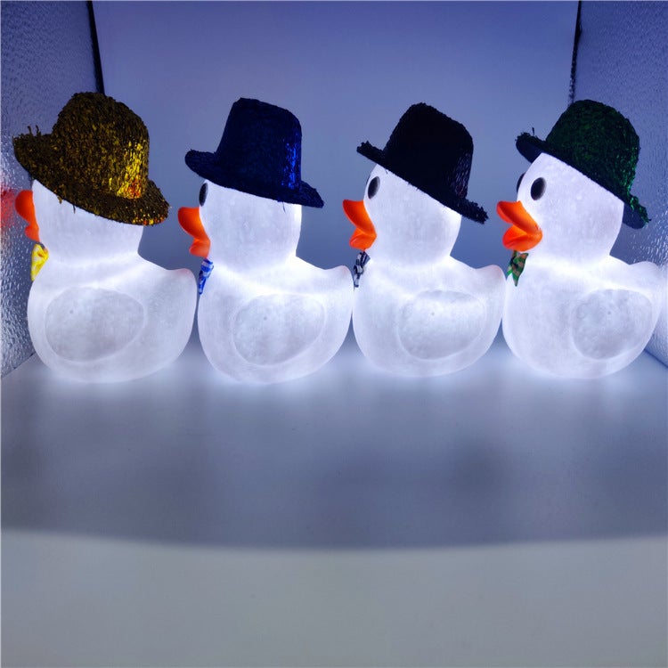 Stall explosions gentleman duck small night light luminous toys children creative small gifts luminous toys wholesale - Image 4