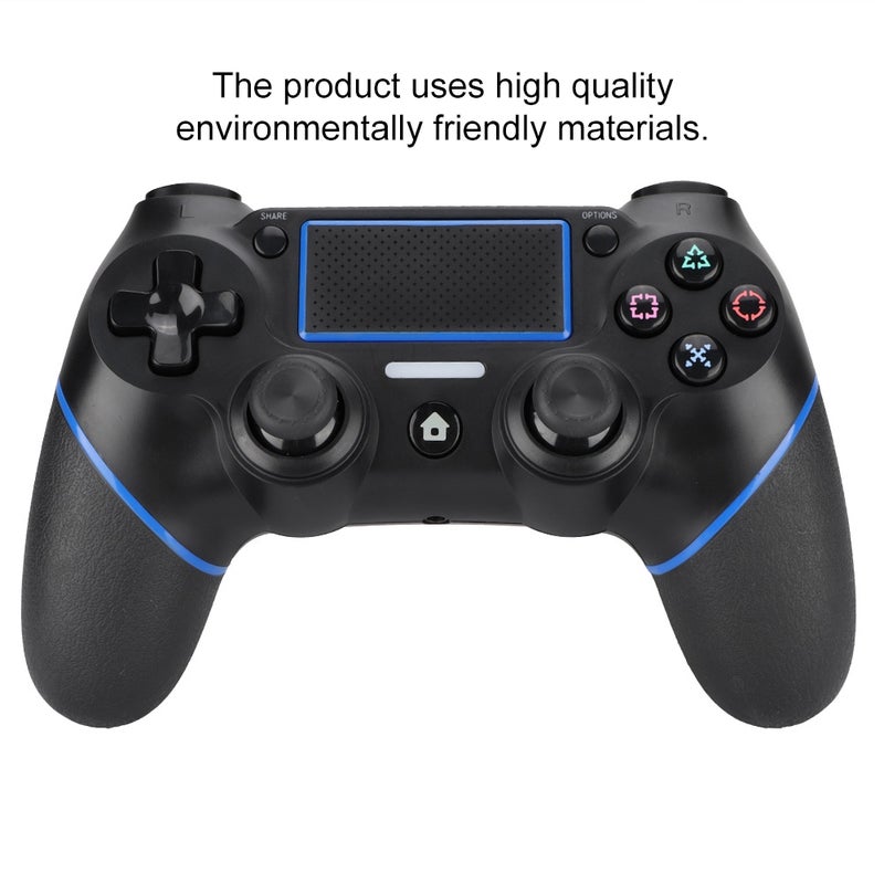 PS4-3 Wireless Game Handle Controller ABS Black Classical Ergonomic Appearance - Image 2
