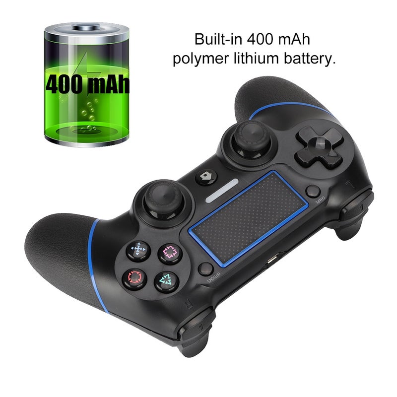 PS4-3 Wireless Game Handle Controller ABS Black Classical Ergonomic Appearance - Image 4