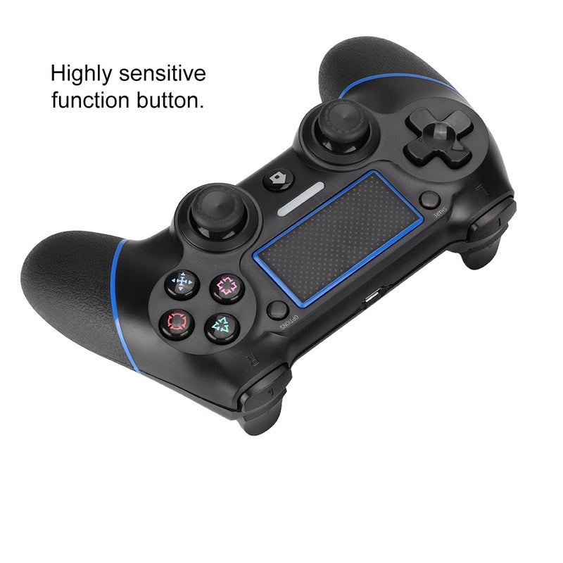 PS4-3 Wireless Game Handle Controller ABS Black Classical Ergonomic Appearance - Image 5