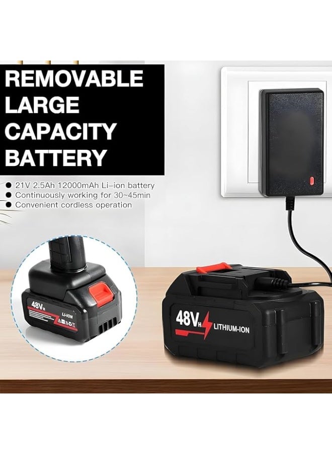 Portable, rechargeable, high-pressure water pressure washer with a foam tank and multiple accessories – easy to carry and use - Image 4