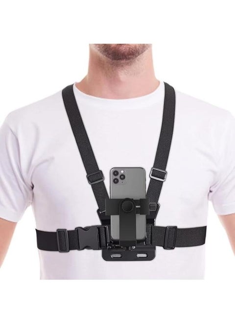 Chest Harness Holder Compatible with iPhone and Action Camera