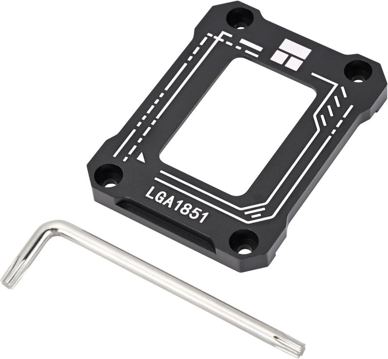 Thermalright LGA1851-BCF Black CPU Holder, Intel 15th CPU Anti-Bending Fixed Bracket, Aluminum Alloy - Image 1