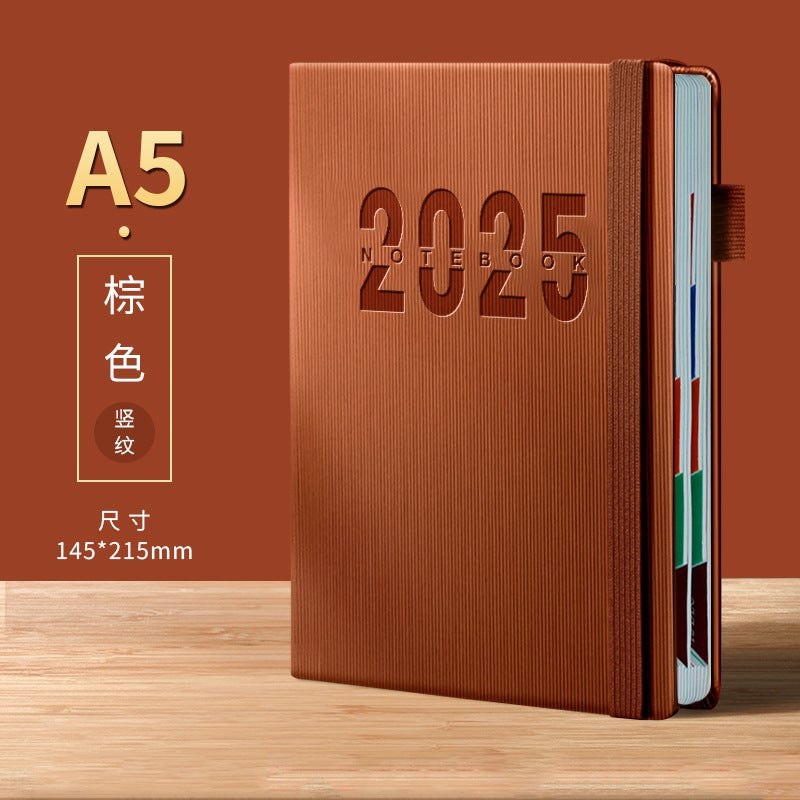2025 Schedule Book 365 Days Daily Plan Book One Day One Page Journal Notepad Time Management Notes - Image 1