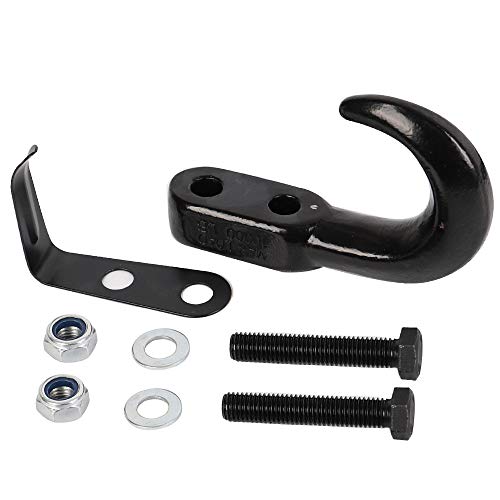 XSTRAP STANDARD 2PK Universal Recovery Tow Hooks 10000LBS Black Forged Tow Hooks Compatible with Jeep Ford Dodge Chevy Chevrolet GMC Toyota Pickup Truck - Image 5