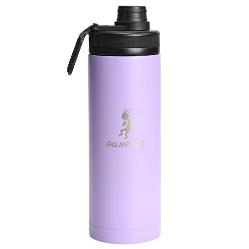 Aquapelli Vacuum Insulated Water Bottle 18 Ounces Viola Purple