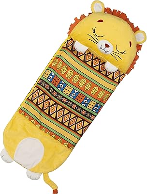 Happy Nappers Happy Nappers Pillow & Sleepy Sack- Comfy, Cozy, Compact, Super Soft, Warm, All Season, Sleeping Bag with Pillow- Lion  - Image 1