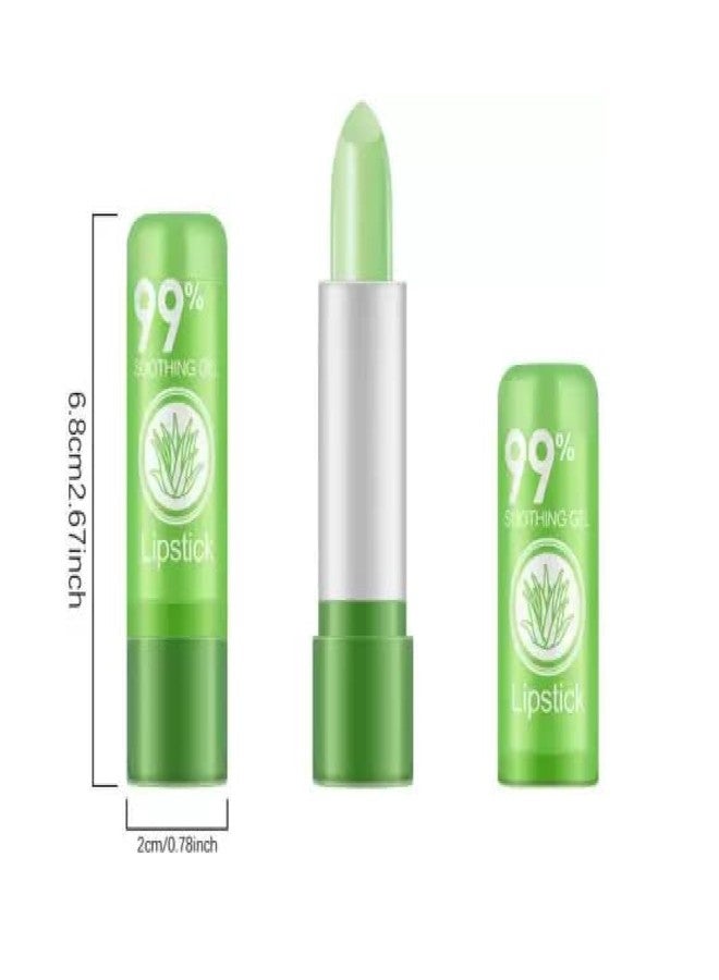URBAN THREADS Aloe Vera 99% Soothing Gel Lip Stick, Color Changing Lipstick, Moisturizing Lip Care 1 Pcs - Image 2