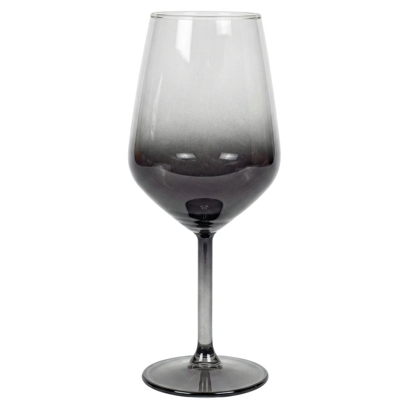 RAKLE Wine Glasses Set of 4, 14.3oz Modern Colored Drinking Tumblers for Red White Rose Wine and Cocktails, LeadFree Durable Dishwasher Safe Glassware, Black Gradient Colored - Image 4