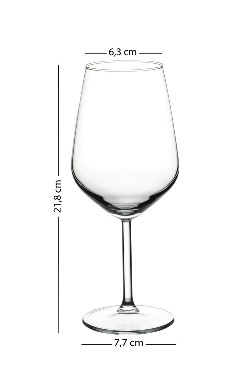RAKLE Wine Glasses Set of 4, 14.3oz Modern Colored Drinking Tumblers for Red White Rose Wine and Cocktails, LeadFree Durable Dishwasher Safe Glassware, Black Gradient Colored - Image 3