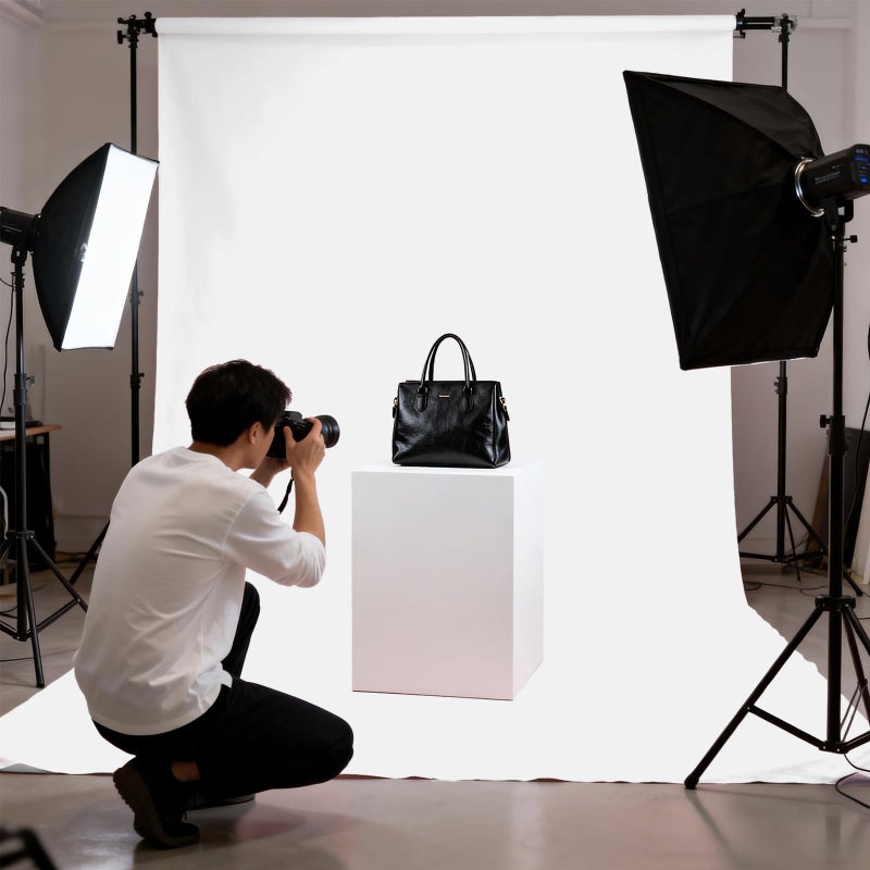 LYLYCTY خلفية بيضاء LYLYCTY للتصوير 5x7 قدم لاجتماعات زووم، بث مباشر للألعاب وملحقات استوديو التصوير - Image 4