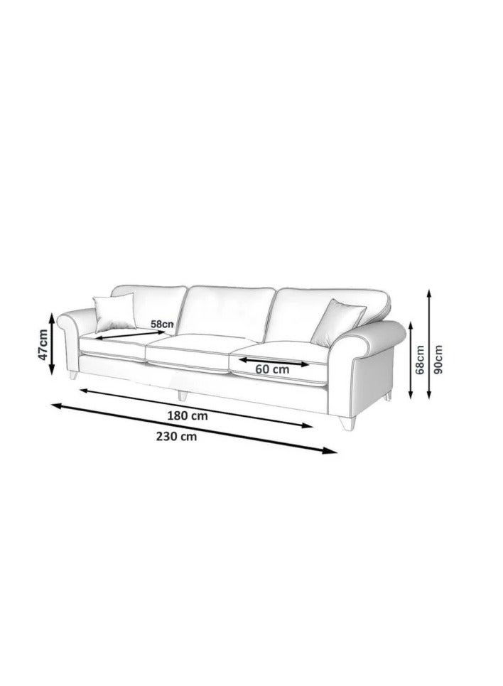 جالاكسي ديزاين أريكة بثلاثة مقاعد من تصميم جالاكسي أنجيليك - Image 2