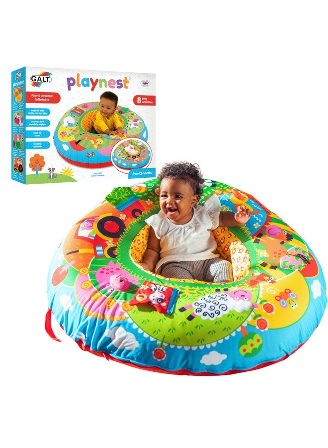 GALT Toys Playnest Farm Baby Activity Center & Floor Seat Ages 0 Months Plus - Image 1