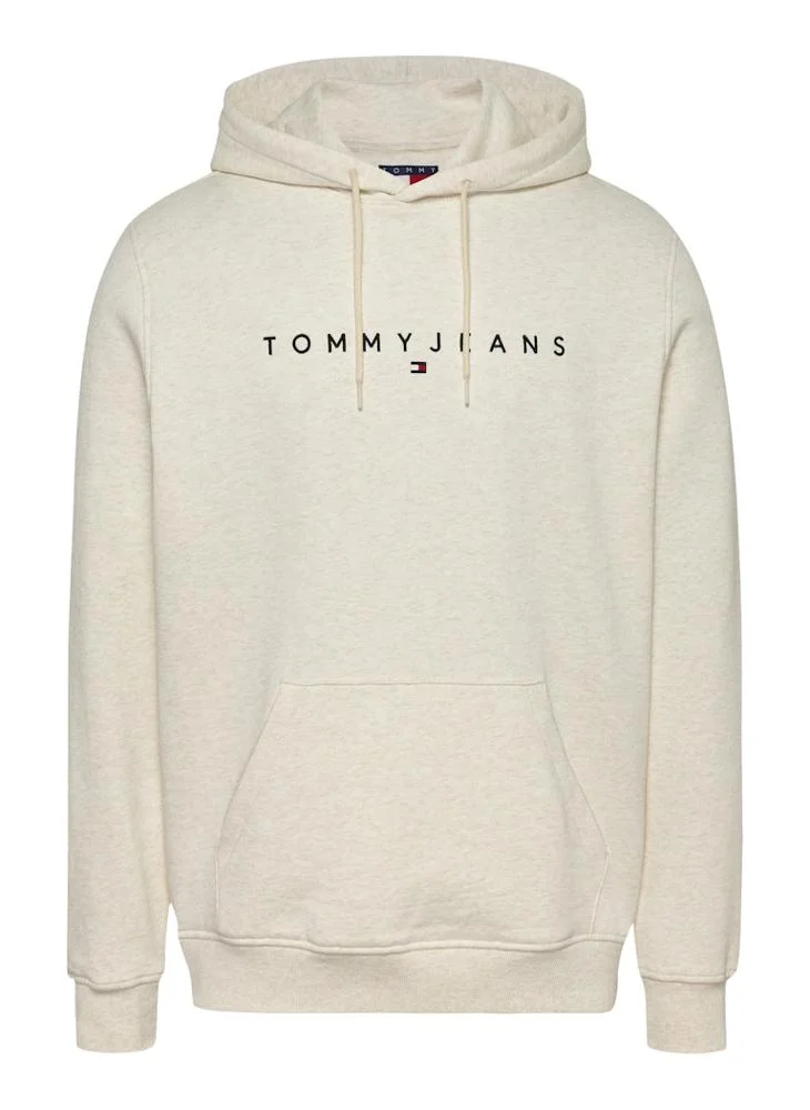 تومي جينز Regular Fit Linear Logo Hoodie