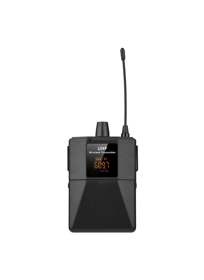 Generic - Uhf Wireless Microphone Headset With Transmitter And Receiver, Led Digital Display Bodypack Transmitter, Headset Mic For Teaching Meeting Speech Live Performance - Image 1