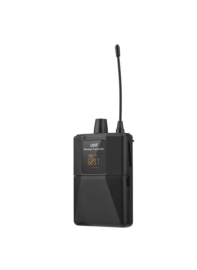 Generic - Uhf Wireless Microphone Headset With Transmitter And Receiver, Led Digital Display Bodypack Transmitter, Headset Mic For Teaching Meeting Speech Live Performance - Image 1