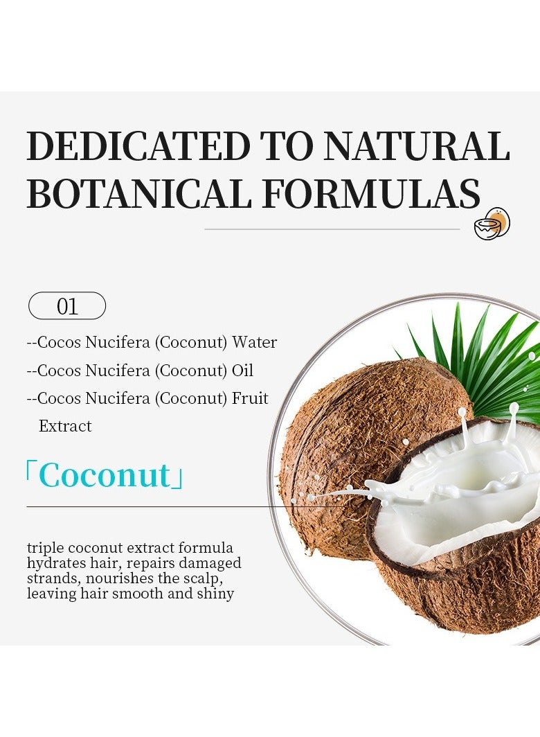 Kormesic Coconut Smoothing Shampoo 750ml - Softening & Hydrating - Image 4