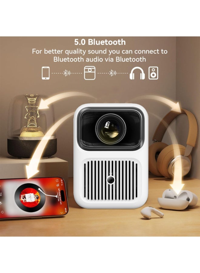 WANBO Dali 1 Fully Automatic | Android Smart Portable LED Projector | Native 720p Full HD 1080P Support | 350 ANSI | Auto Focus & Keystone | Home Outdoor | WiFi & BT | Netflix, Prime & More - Image 3