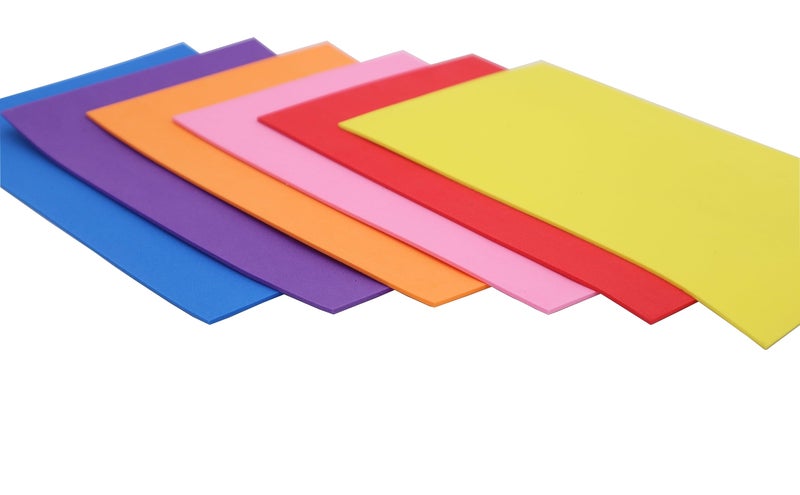 OISAKLD 10 Pack EVA Color Foam 9x12 inch EVA Craft Foam 2mm EVA Foam Sheets for DIY Handcraft Crafts Project - Image 3