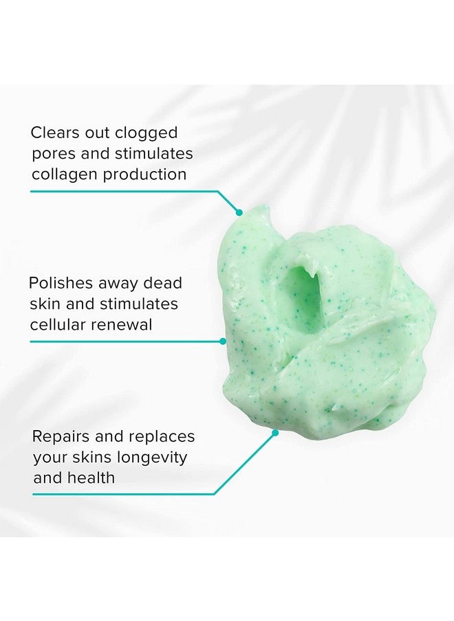 ClarityRx - ClarityRx Get Clean Crushed Bamboo Facial Exfoliator, Natural Plant-Based Gentle Exfoliating Cleanser, Paraben Free, Cruelty Free (1.7 oz) - Image 1