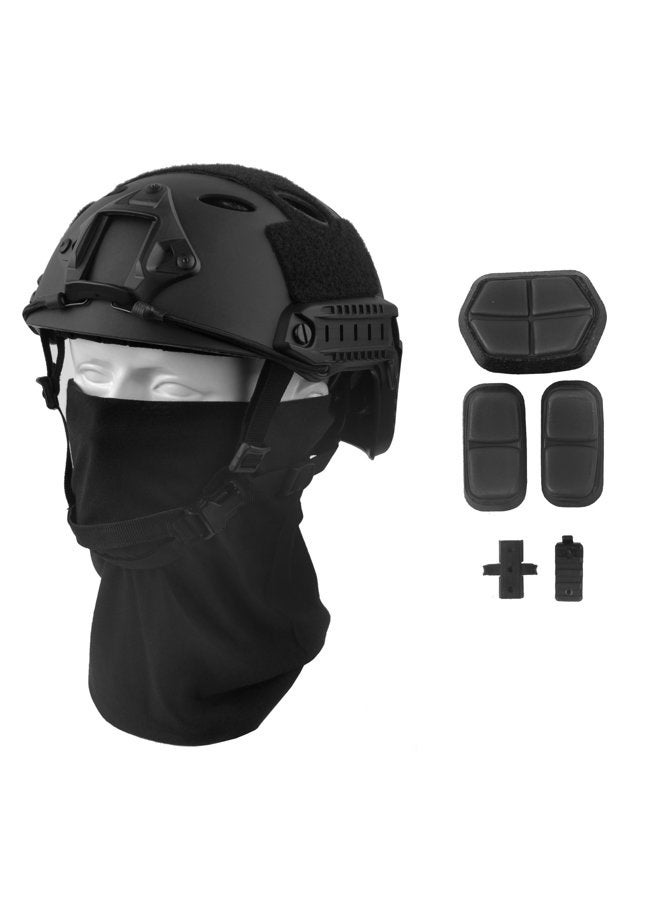 LOOGU Fast PJ Base Jump Tactical Helmet for Airsoft with 12-in-1 Headwear - Image 1