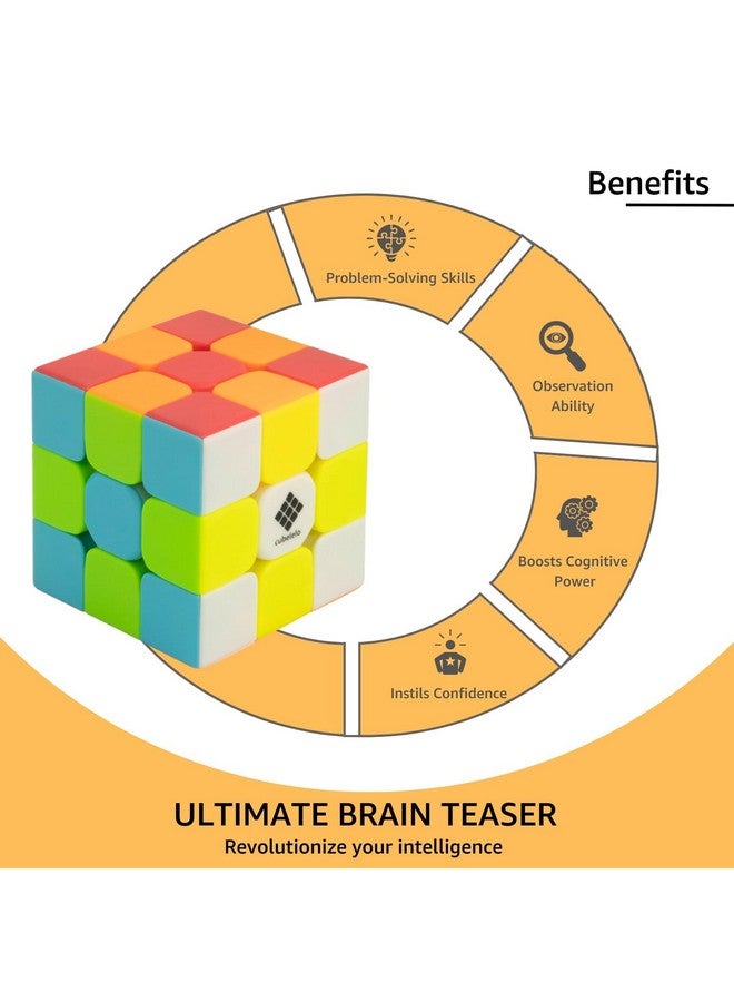 Cubelelo Drift 3X3 & 4X4 Stickerless Combo Set - Premium Dual Speed Cube Bundle For All Skill Levels - Smooth Turning, Durable, And Vibrant Stickerless Design - Image 3