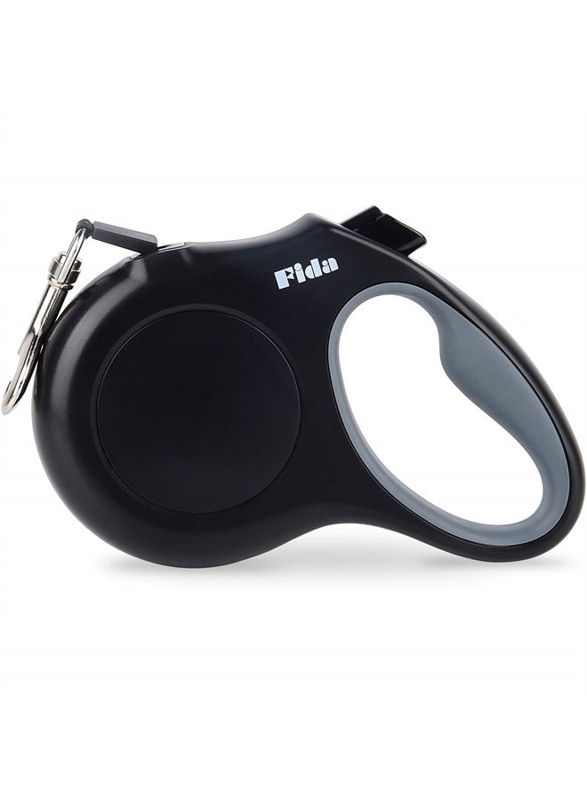 Heavy Duty Retractable Dog Leash,16 ft Dog Walking Leash for Small Medium Dogs up to 44 lbs, Tangle Free. (Medium, Black)