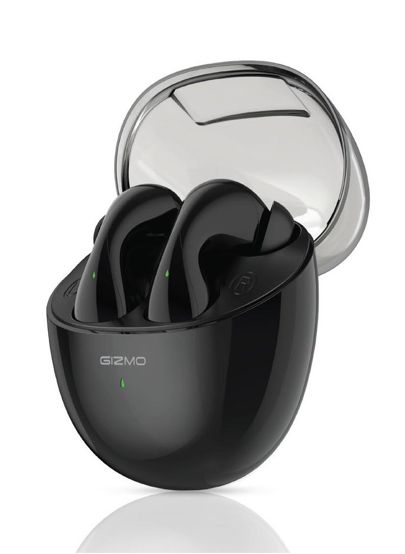 Gizmo Mayan Wireless Earbuds with Multi-Function Touch & Hands-Free Calls / Bluetooth 5.3 / 4 Hours Working Time / 12 Meters Transmission Distance / 125 Days Standby Time - Black  - Image 1