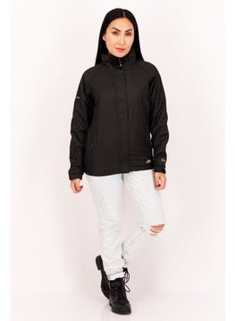 Trespass Women Brand Logo Windbreaker Jacket, Black  - Image 3