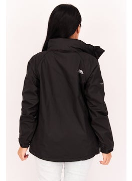 Trespass Women Brand Logo Windbreaker Jacket, Black  - Image 4