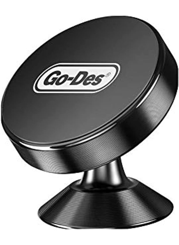 Go-Des Magnetic Car Phone Holder, 360° Rotatable Magnetic Mobile Stand for Car Dashboard, Strong Stable Mount for Smartphones - Image 1