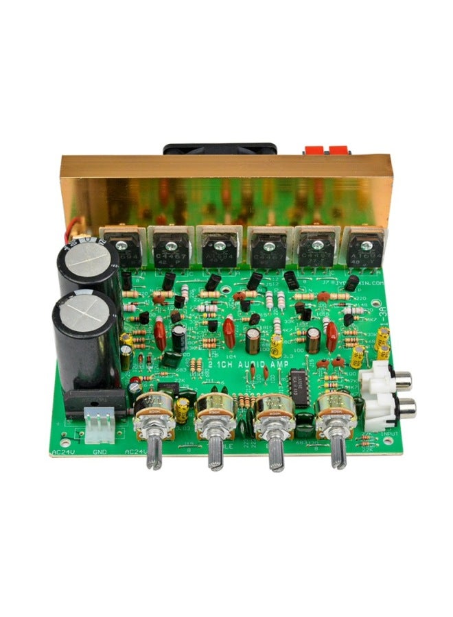 New Product Dx-2.1 Channel High-power Subwoofer Speaker Diy Finished Power Amplifier Board Free Of 3.96 Terminal Line - Image 1