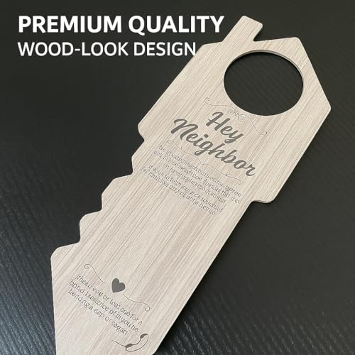 TYNUOCN Hey Neighbor Real Estate Door Hangers with Business Card Slot, 50 Pack Open House Realtor Door Hangers for Real Estate Agents, Marketing Supplies 3.5 x 8.7 Inch - Image 5