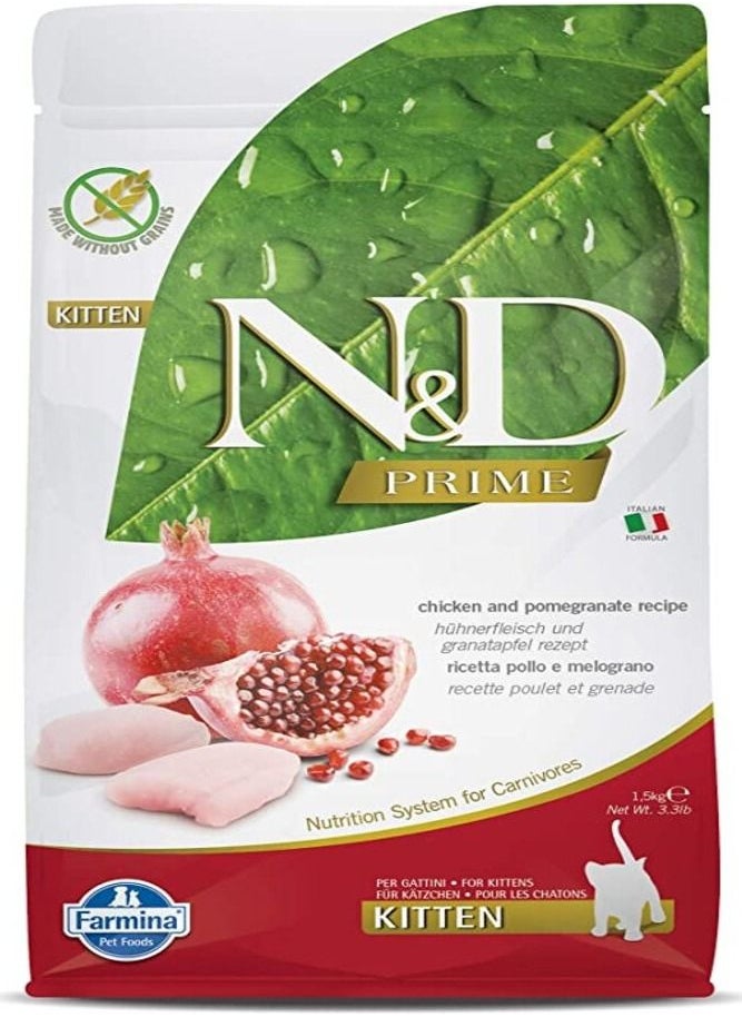 Farmina farmina n&d chicken pomegranate for kitten 1.5kg 