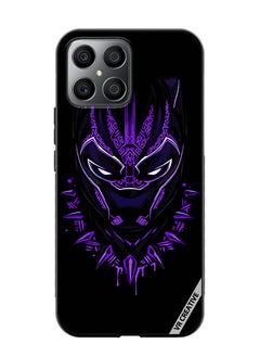 Protective Case Cover For Honor X8 Black Panther Design Multicolour