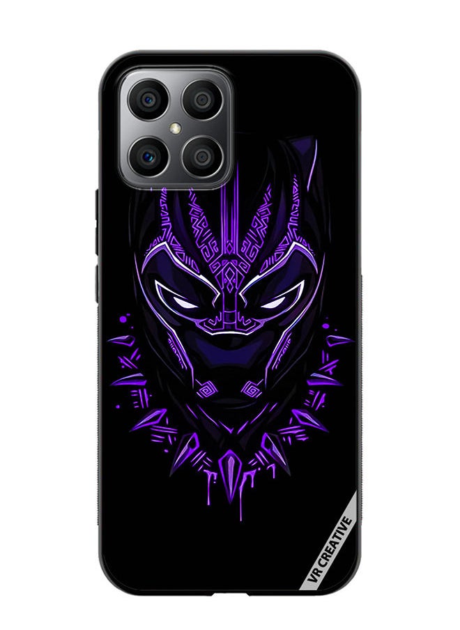 VR CREATIVE - Protective Case Cover For Honor X8 Black Panther Design Multicolour - Image 1