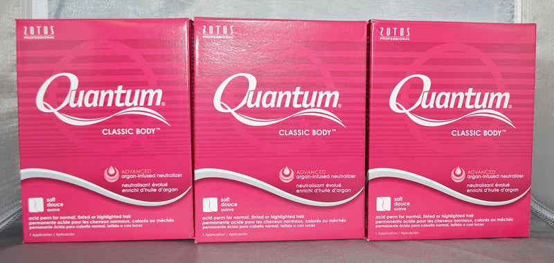 Quantum Classic Body Acid Perm for Normal Tinted or Highlighted Hair 3 Pack