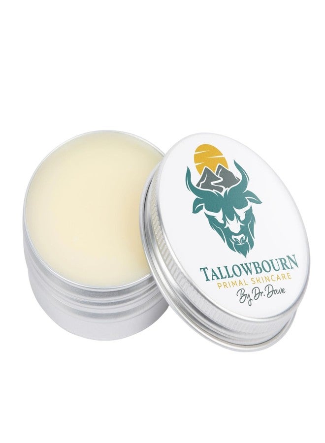 Tallowbourn Grass Fed Beef Tallow Balm for Face and Body with Shea Butter, Organic Jojoba Oil, Honey, and Beeswax – Beef Tallow for Skin – Unscented Balm – 1 oz - Image 1