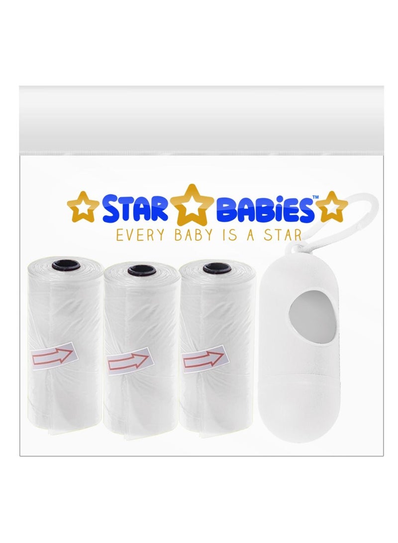 ستار بيبيز عبوة من 3 أكياس معطرة من ستار بيبيز مع موزع - أبيض - Image 2