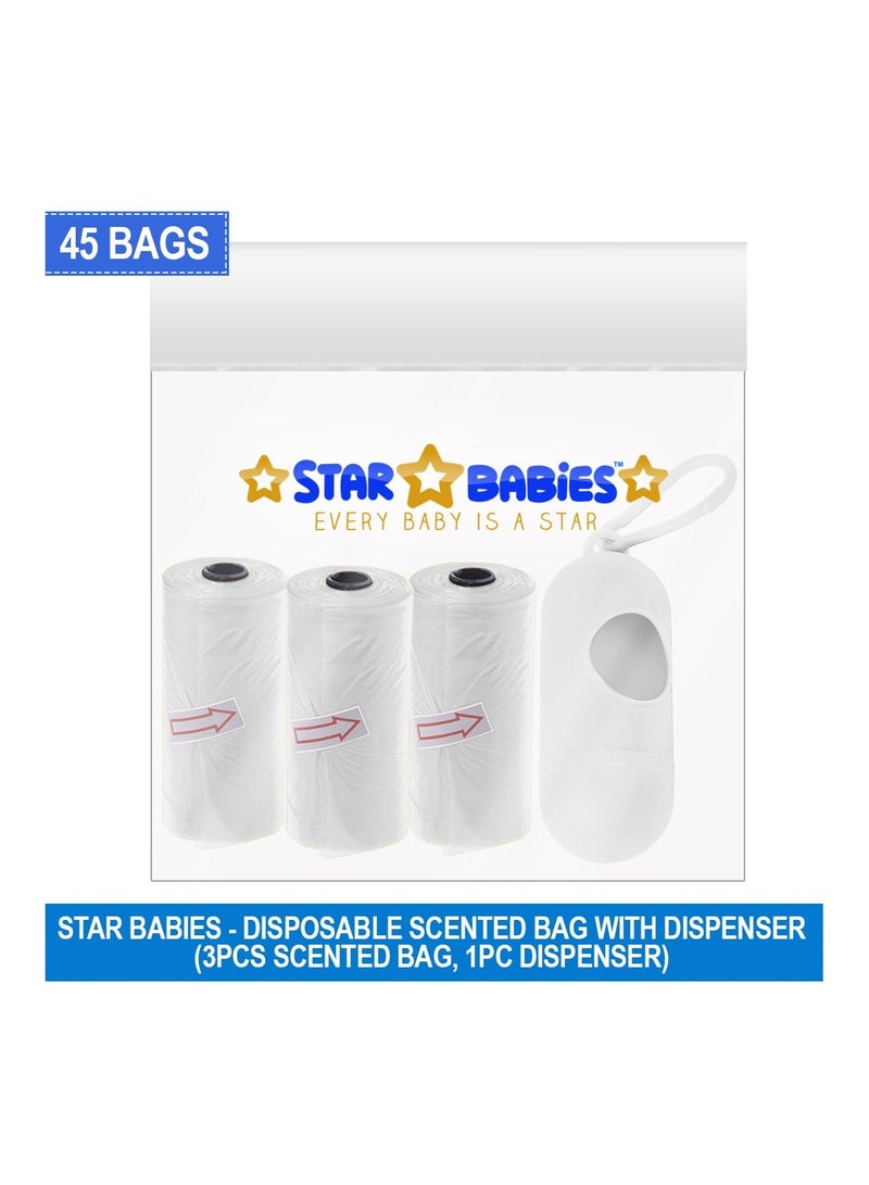 ستار بيبيز عبوة من 3 أكياس معطرة من ستار بيبيز مع موزع - أبيض - Image 3