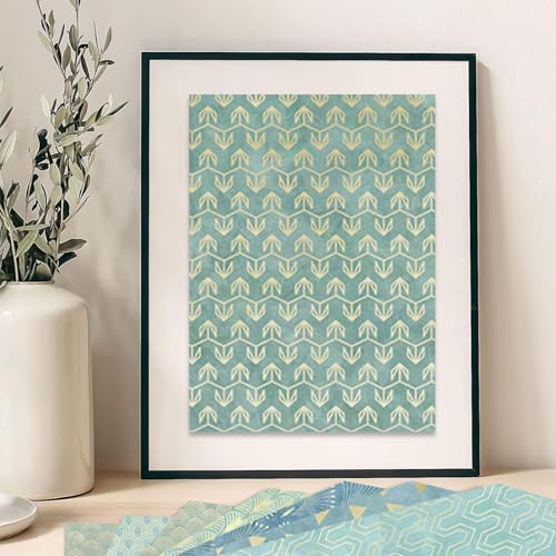 MIATTCLD Scrapbook Paper 12x12 Inch Double Sided Patterned Paper for Scrapbooking, 24 Sheets/24 Designs Blue Decorative Craft Papers for Junk Journals DIY Cards Album Decoration - Image 5